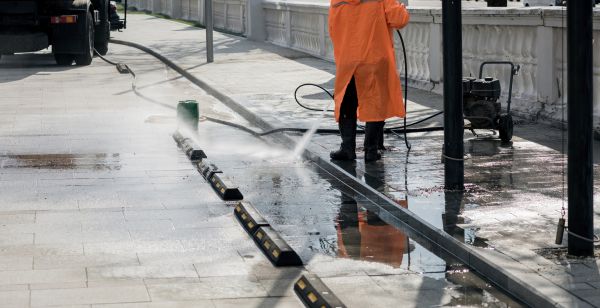 Parking Lot Pressure Washing in Georgetown