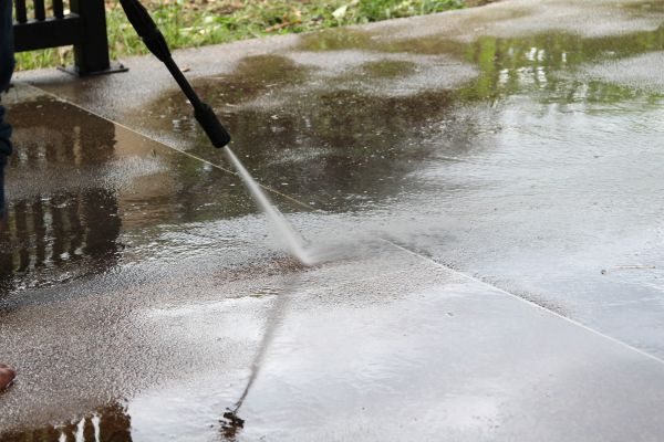 Concrete Deck Cleaning in Georgetown